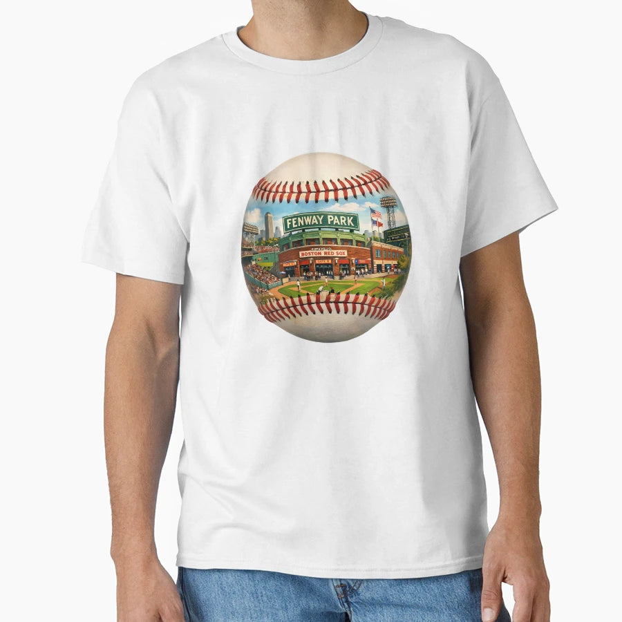 Fenway Park Art T-Shirt - Fun Novelty Design Men Women - T-Shirt, Sweatshirt, Hoodie