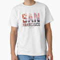 San Francisco Bay Golden Gate Bridge T-Shirt - Trendy Graphic for Adults - T-Shirt, Sweatshirt, Hoodie
