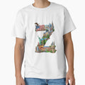 Alphabet Usa Z T-Shirt - Novelty Apparel for Adults - T-Shirt, Sweatshirt, Hoodie