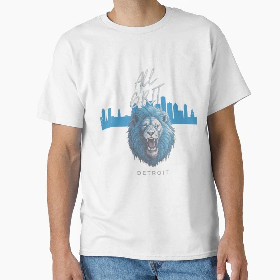 Football Detroit Lions T-Shirt - Minimalist Print Unisex - T-Shirt, Sweatshirt, Hoodie