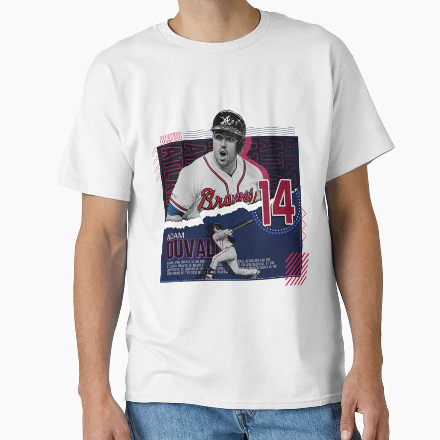 Adam Duvall Baseball T-Shirt - Unique Graphic for Adults - T-Shirt, Sweatshirt, Hoodie