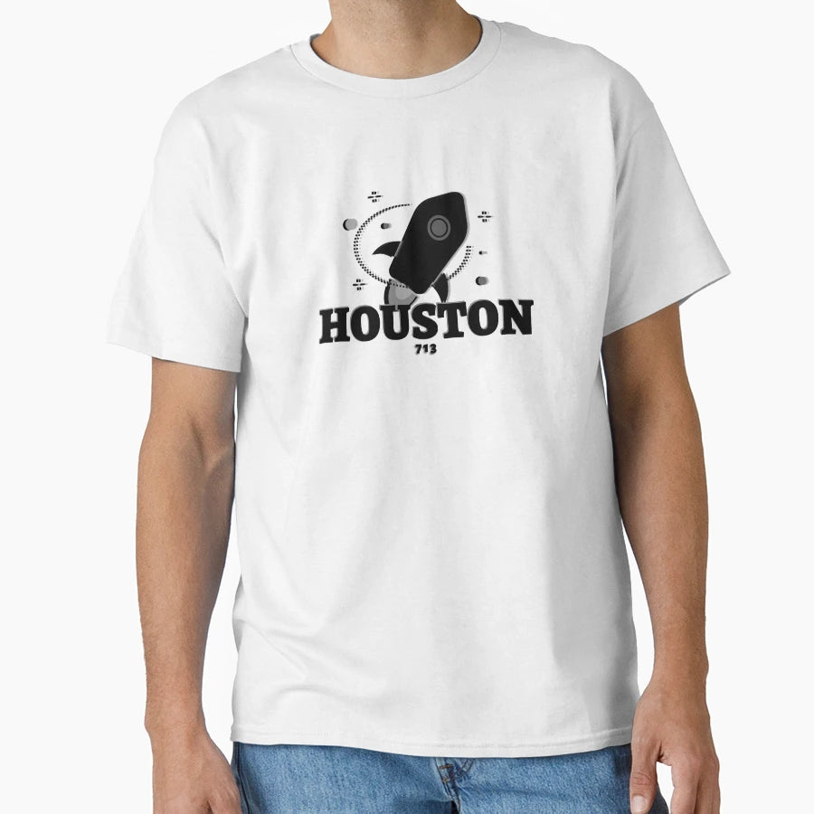 Houston 713 T-Shirt - Unique Graphic for Adults - T-Shirt, Sweatshirt, Hoodie