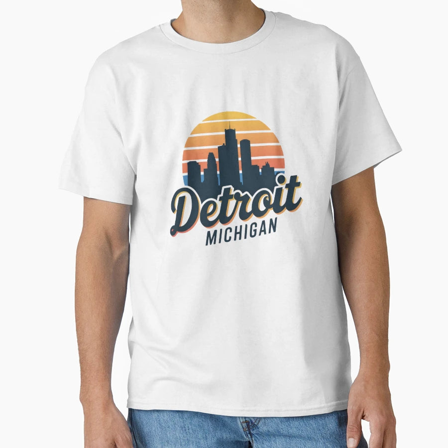 I Love Detroit T-Shirt - Novelty Apparel for Adults - T-Shirt, Sweatshirt, Hoodie