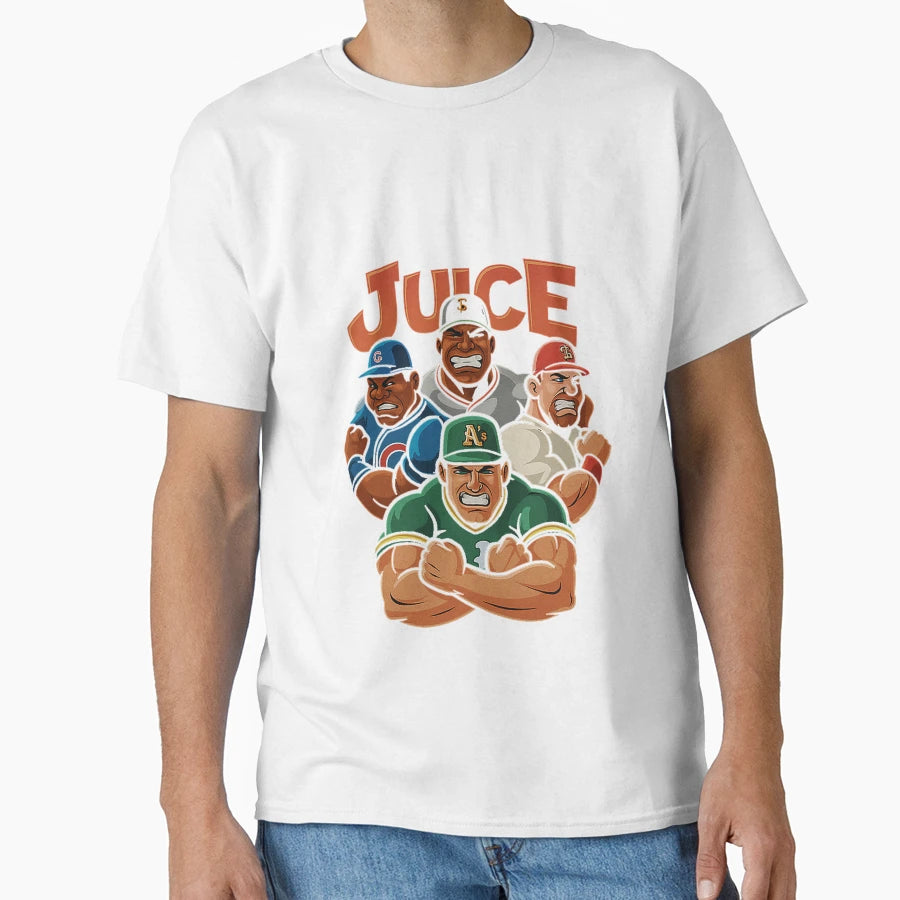 90S Juiced Up Baseball Home Run Bonds T-Shirt - Streetwear Style Men Women - T-Shirt, Sweatshirt, Hoodie