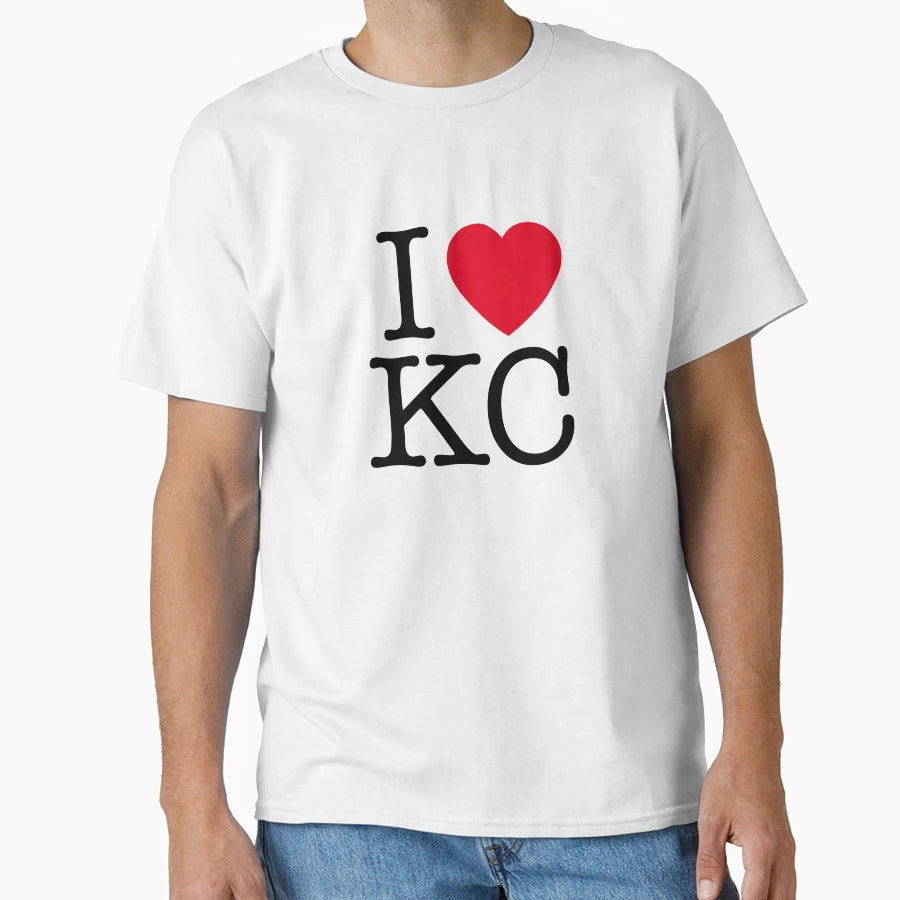 I Love Kansas City T-Shirt - Aesthetic Graphic for Adults - T-Shirt, Sweatshirt, Hoodie