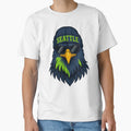 Seattle Seahawk Fan Art T-Shirt - Graphic Print Men Women - T-Shirt, Sweatshirt, Hoodie