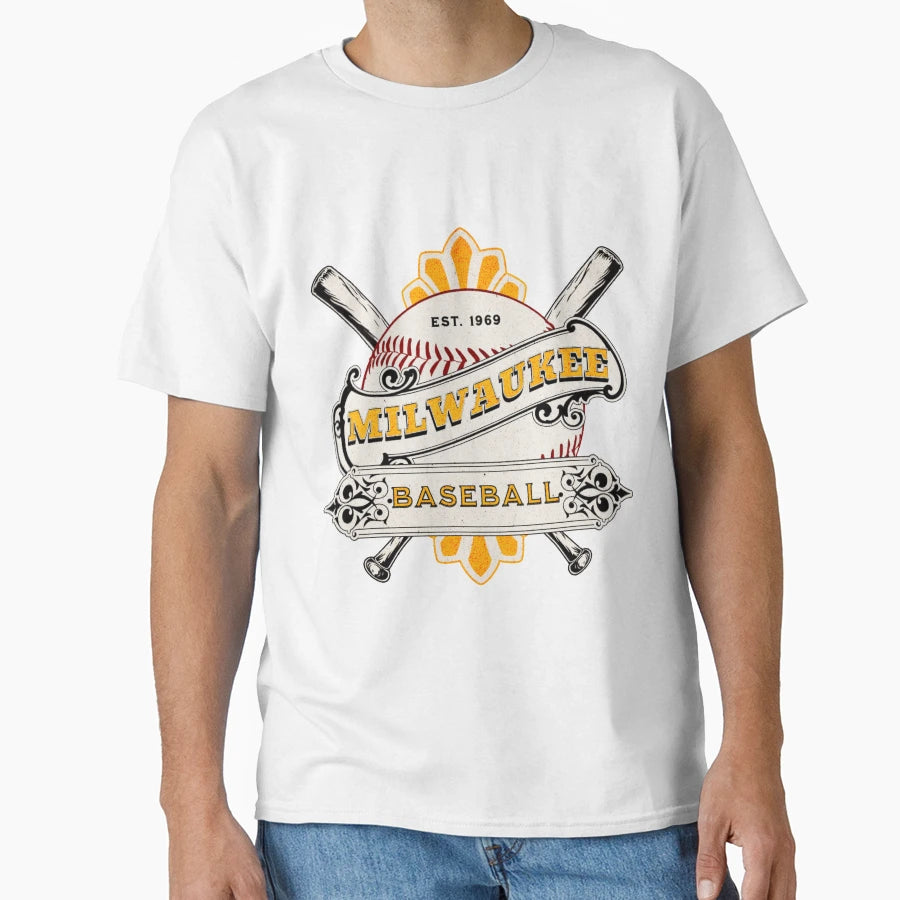 Milwaukee Baseball T-Shirt - Casual Everyday Wear for Adults - T-Shirt, Sweatshirt, Hoodie