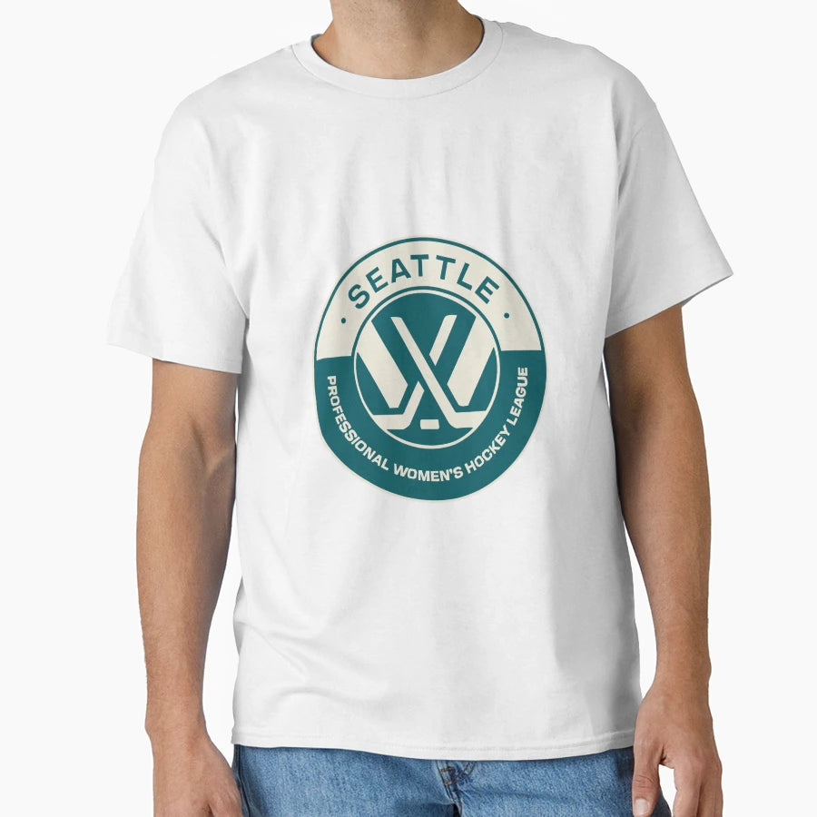 Seattle Pwhl Logo T-Shirt - Casual Everyday Wear for Adults - T-Shirt, Sweatshirt, Hoodie