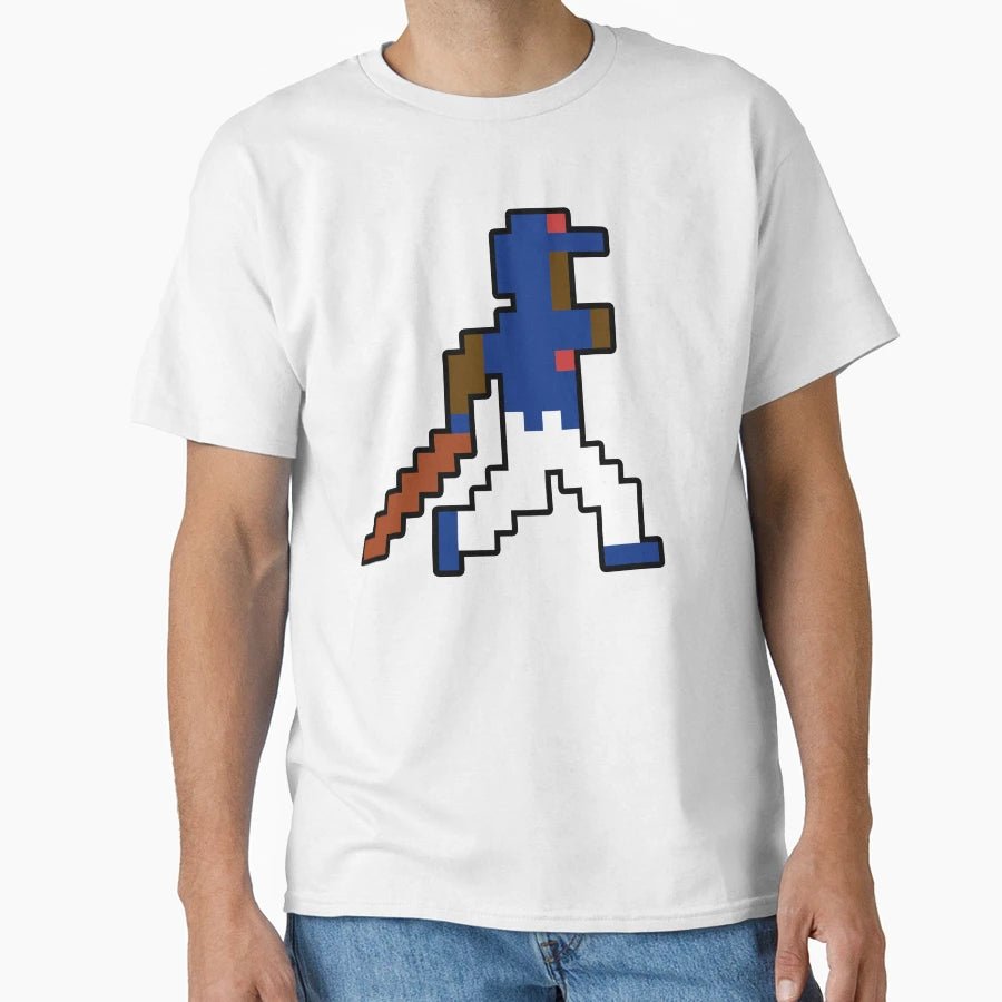 8 Bit Chicago Pixel Baseball T-Shirt - Casual Everyday Wear for Adults - T-Shirt, Sweatshirt, Hoodie