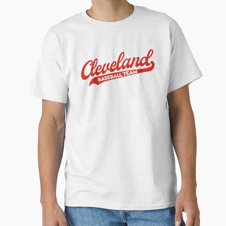Cleveland Script T-Shirt - Graphic Print Men Women - T-Shirt, Sweatshirt, Hoodie