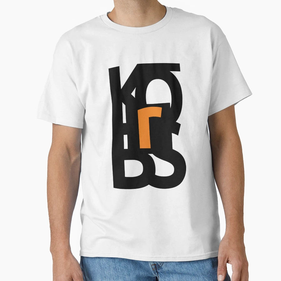R Kobs Logo Blk Text T-Shirt - Custom Art Print for Adults - T-Shirt, Sweatshirt, Hoodie