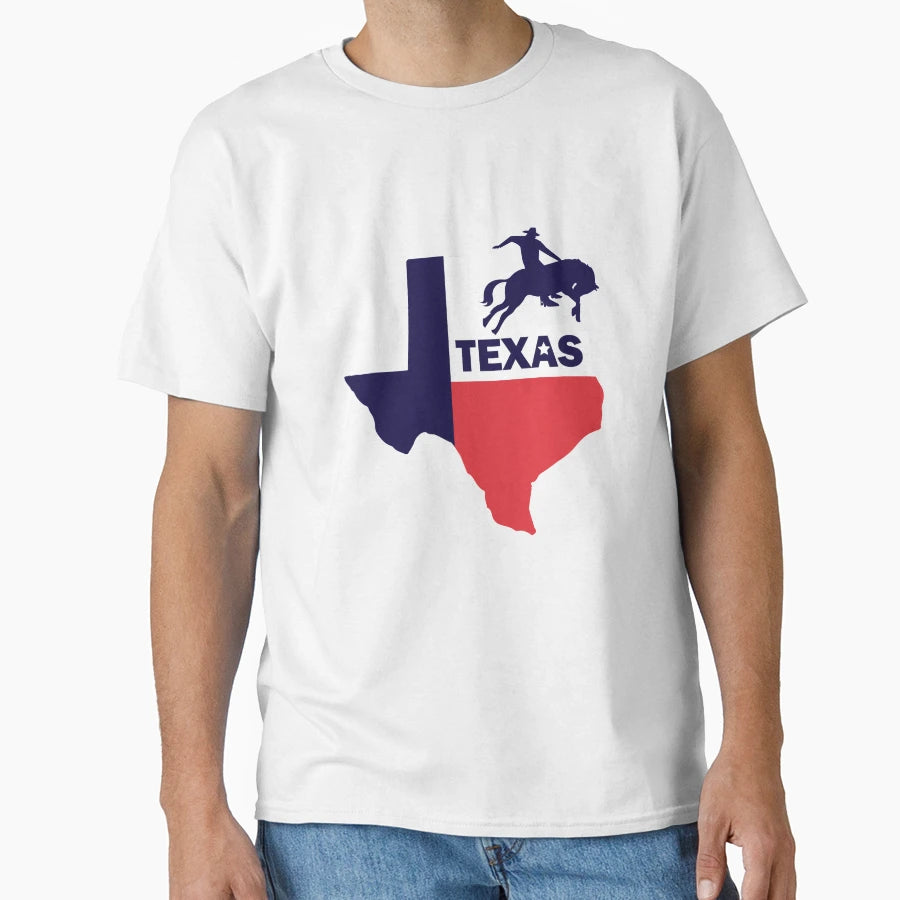 Texas Usa America Cowboy Federal State T-Shirt - Novelty Apparel for Adults - T-Shirt, Sweatshirt, Hoodie