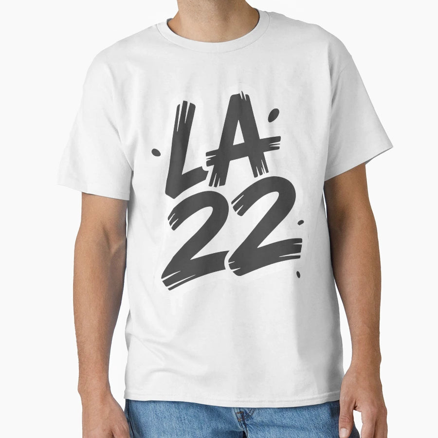 La 22 Bold Brush Lettering Street T-Shirt - Trendy Graphic Unisex - T-Shirt, Sweatshirt, Hoodie