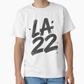 La 22 Bold Brush Lettering Street T-Shirt - Trendy Graphic Unisex - T-Shirt, Sweatshirt, Hoodie