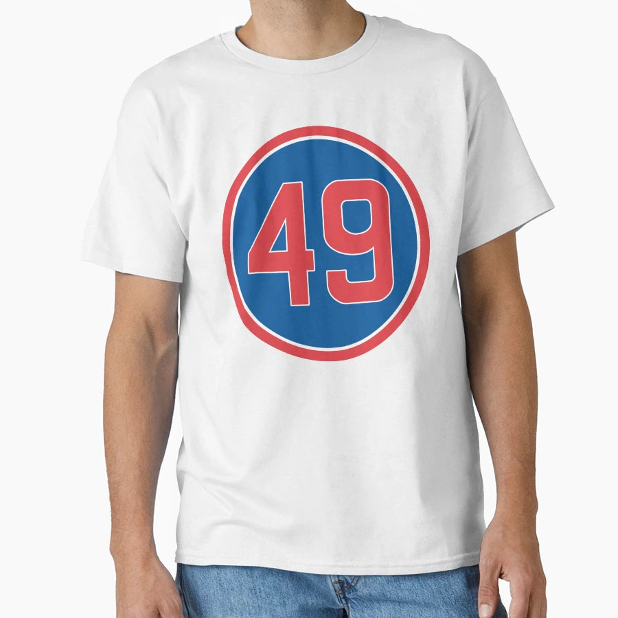 Jake Arrieta 49 Jersey Number T-Shirt - Minimalist Print Unisex - T-Shirt, Sweatshirt, Hoodie