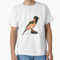 Hooded Pitohui Skull And Crossbones T-Shirt - Custom Art Print for Adults - T-Shirt, Sweatshirt, Hoodie