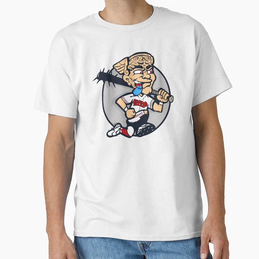 Mad Guardian Cartoon Cleveland Baseball T-Shirt - Novelty Apparel Unisex - T-Shirt, Sweatshirt, Hoodie