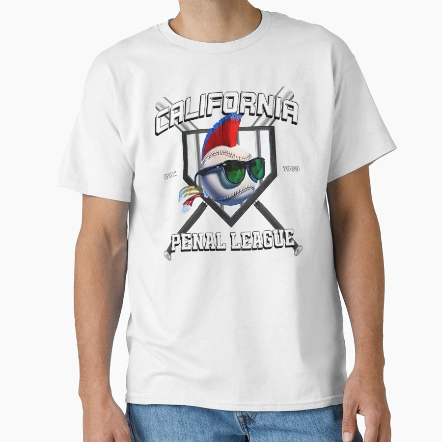 California Penal League Major League T-Shirt - Graphic Print for Adults - T-Shirt, Sweatshirt, Hoodie