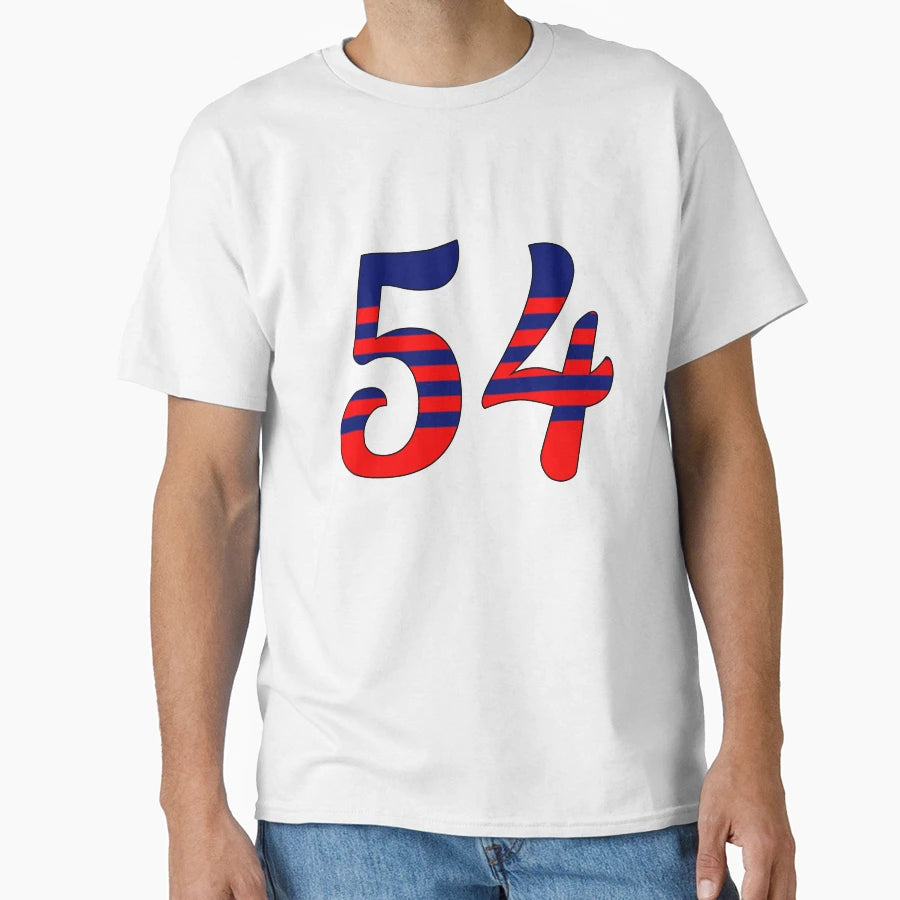 Number 54 T-Shirt - Graphic Print for Adults - T-Shirt, Sweatshirt, Hoodie