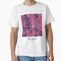Atlanta Georgia Named City Map T-Shirt - Casual Everyday Wear for Adults - T-Shirt, Sweatshirt, Hoodie