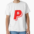 Paypal Red Colour T-Shirt - Minimalist Print Unisex - T-Shirt, Sweatshirt, Hoodie