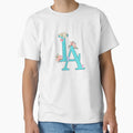 Light Blue Los Angeles La T-Shirt - Fun Novelty Design Unisex - T-Shirt, Sweatshirt, Hoodie
