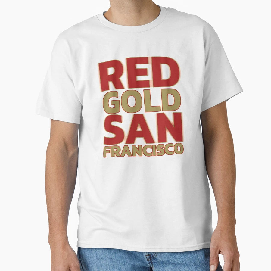 San Francisco Red Gold Champions T-Shirt - Casual Everyday Wear for Adults - T-Shirt, Sweatshirt, Hoodie
