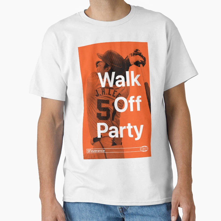 Walk Off Party T-Shirt - Minimalist Print for Adults - T-Shirt, Sweatshirt, Hoodie
