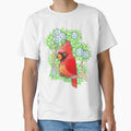 Bird Red Cardinal T-Shirt - Graphic Print Men Women - T-Shirt, Sweatshirt, Hoodie