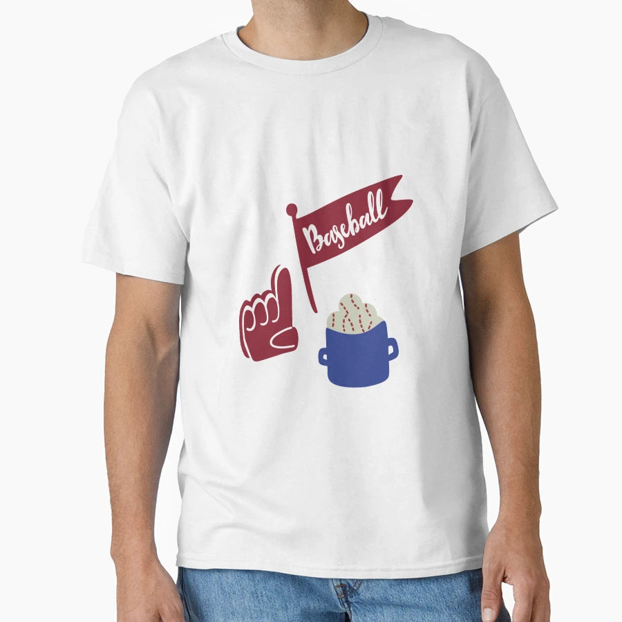 Baseball T-Shirt - Custom Art Print for Adults - T-Shirt, Sweatshirt, Hoodie