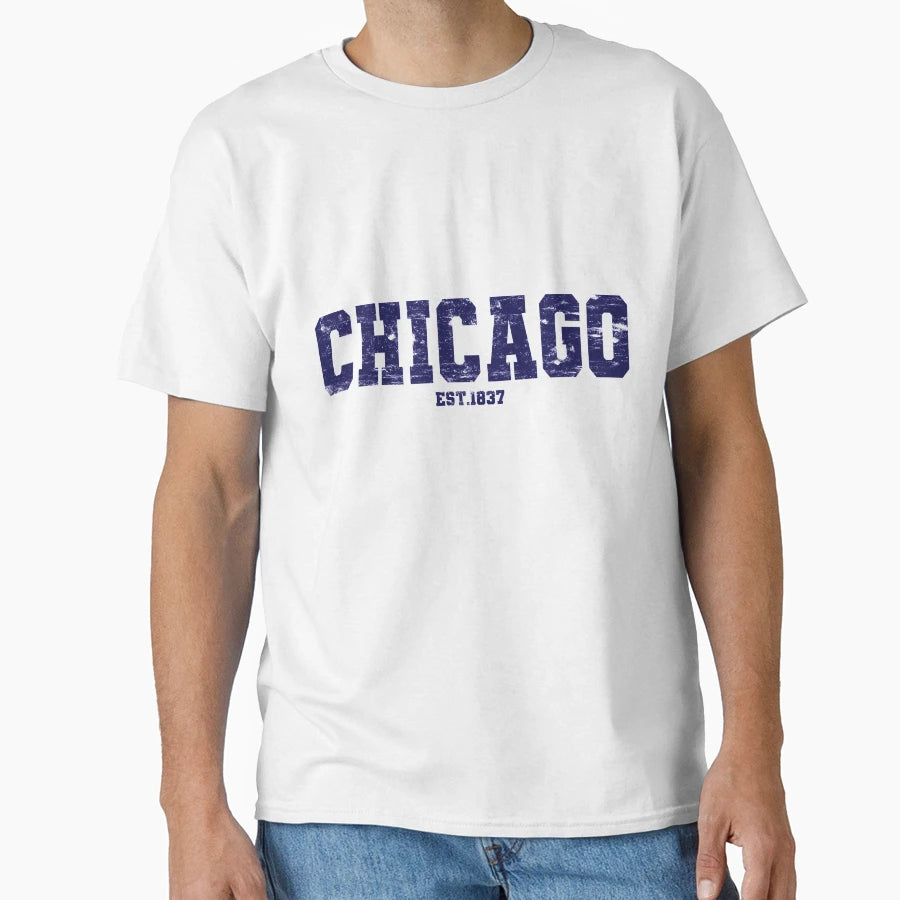 Chicago T-Shirt - Unique Graphic Men Women - T-Shirt, Sweatshirt, Hoodie