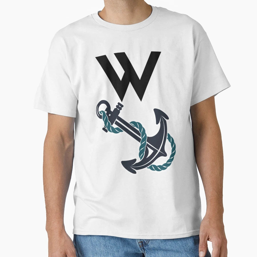 W Anchor T-Shirt - Novelty Apparel Unisex - T-Shirt, Sweatshirt, Hoodie