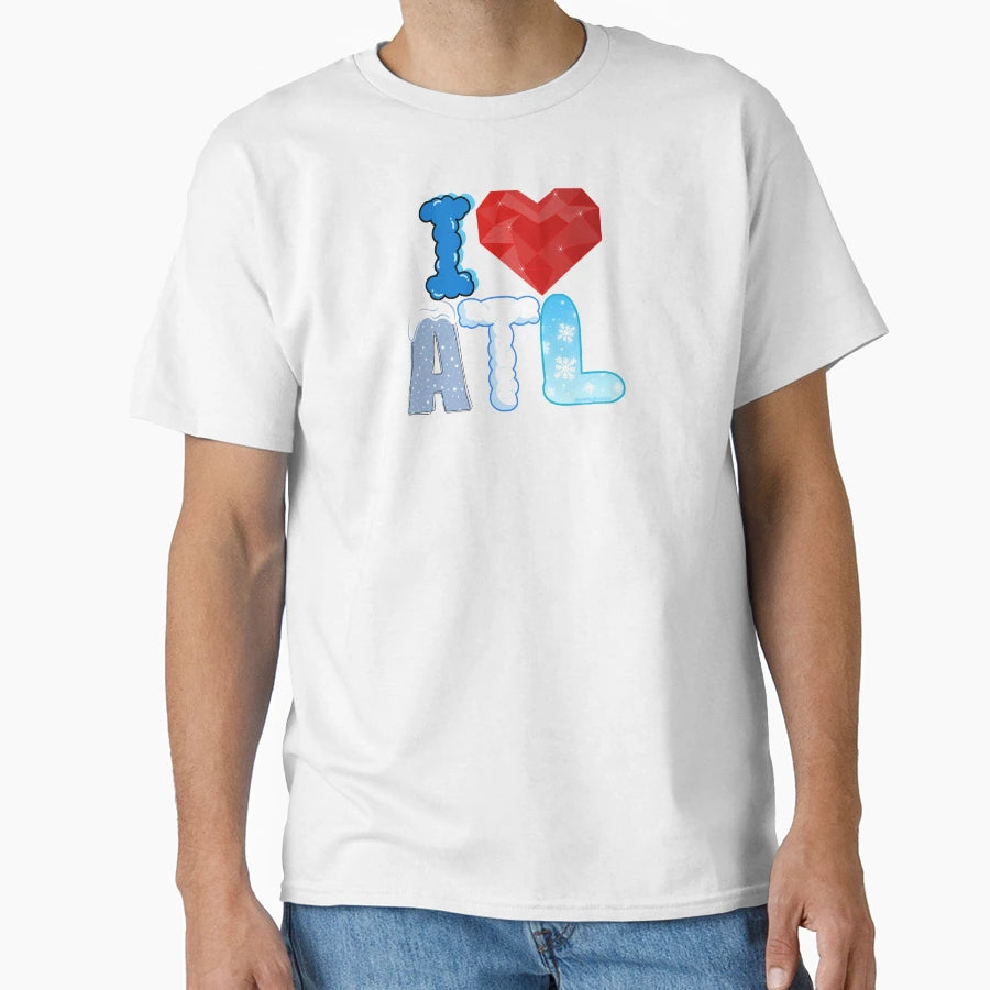 I Love Atl 8 T-Shirt - Graphic Print Men Women - T-Shirt, Sweatshirt, Hoodie