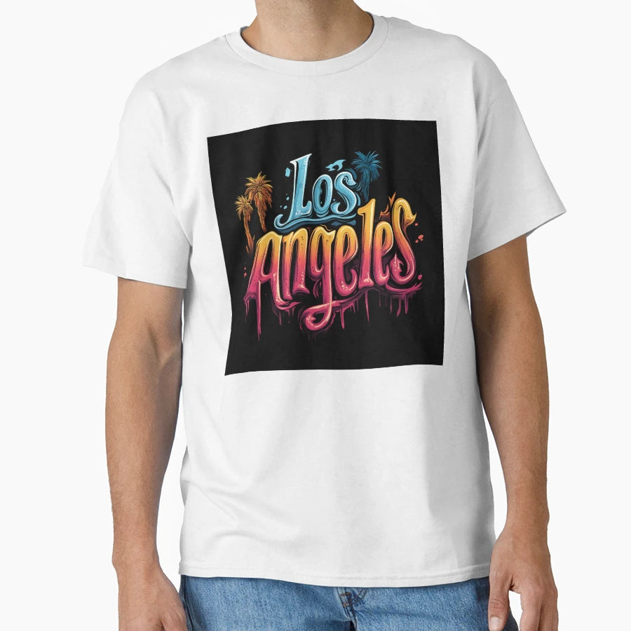 Los Angeles T-Shirt - Unique Graphic for Adults - T-Shirt, Sweatshirt, Hoodie
