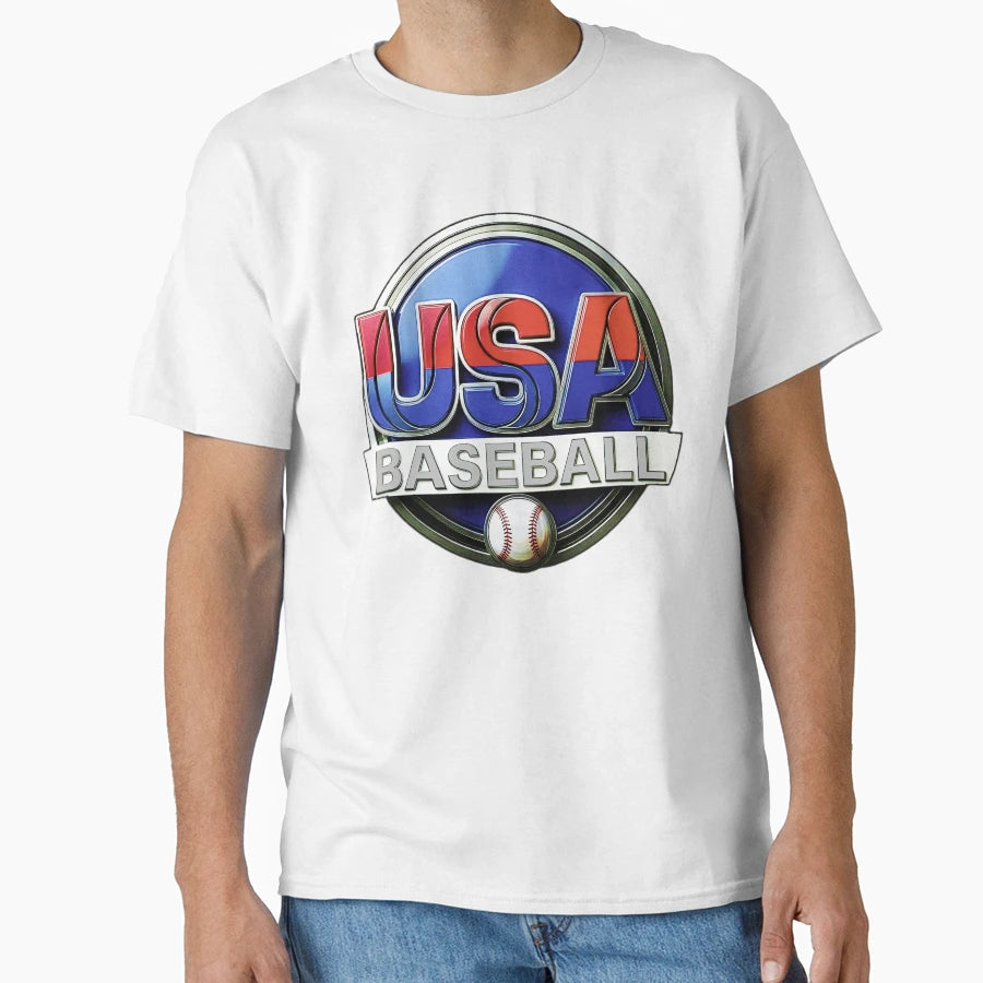 Team Usa Baseball Usa Team Sports T-Shirt - Casual Everyday Wear for Adults - T-Shirt, Sweatshirt, Hoodie