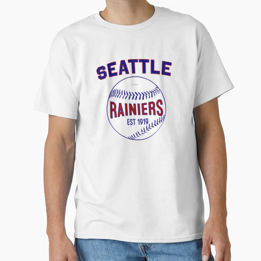 Seattle Rainiers Est 1919 T-Shirt - Custom Art Print Men Women - T-Shirt, Sweatshirt, Hoodie