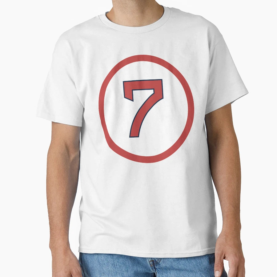 Christian Vazquez 7 Jersey Number T-Shirt - Graphic Print Unisex - T-Shirt, Sweatshirt, Hoodie