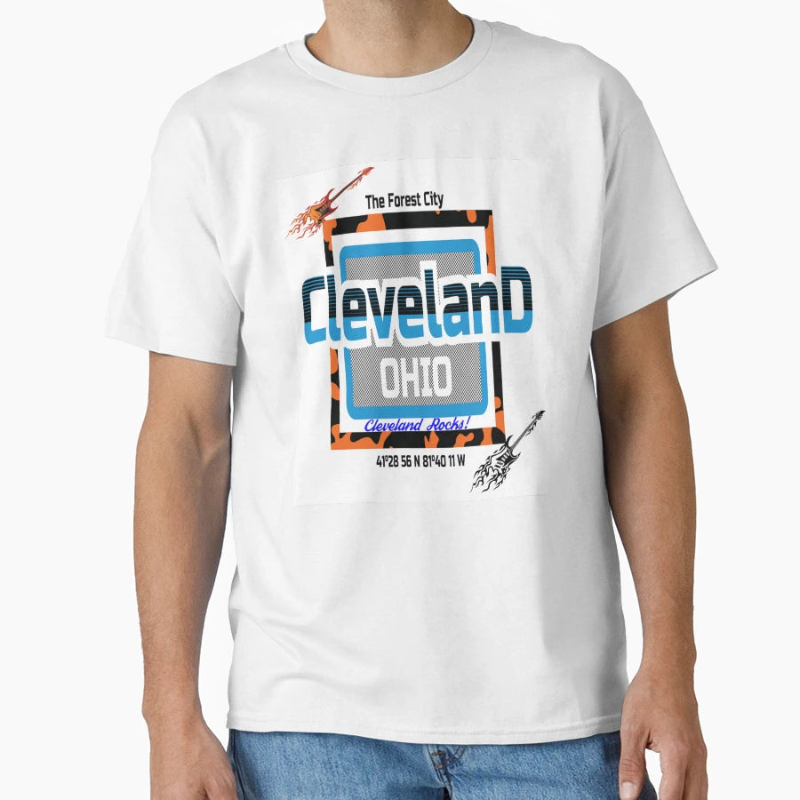 Forest City Cleveland Ohio T-Shirt - Aesthetic Graphic for Adults - T-Shirt, Sweatshirt, Hoodie