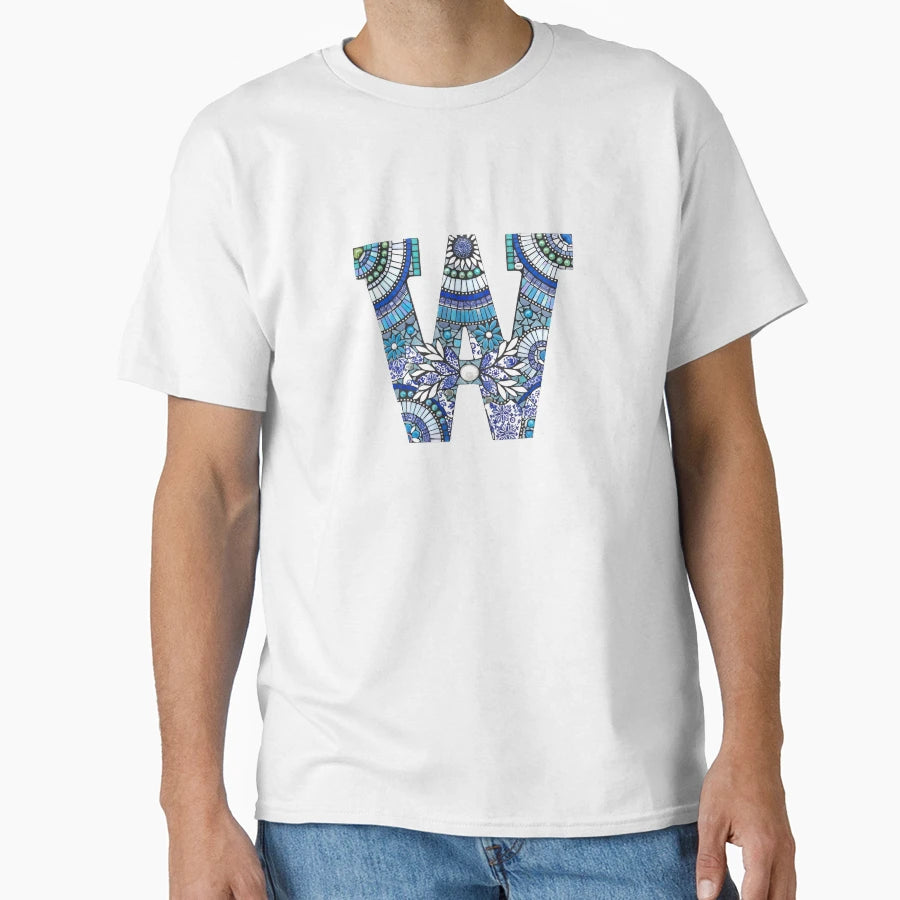 Initial W T-Shirt - Custom Art Print Unisex - T-Shirt, Sweatshirt, Hoodie