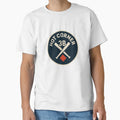 Hot Corner 3B Baseball Badge T-Shirt - Novelty Apparel Men Women - T-Shirt, Sweatshirt, Hoodie