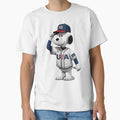 Snoopy Usa Baseball Hero T-Shirt - Streetwear Style for Adults - T-Shirt, Sweatshirt, Hoodie