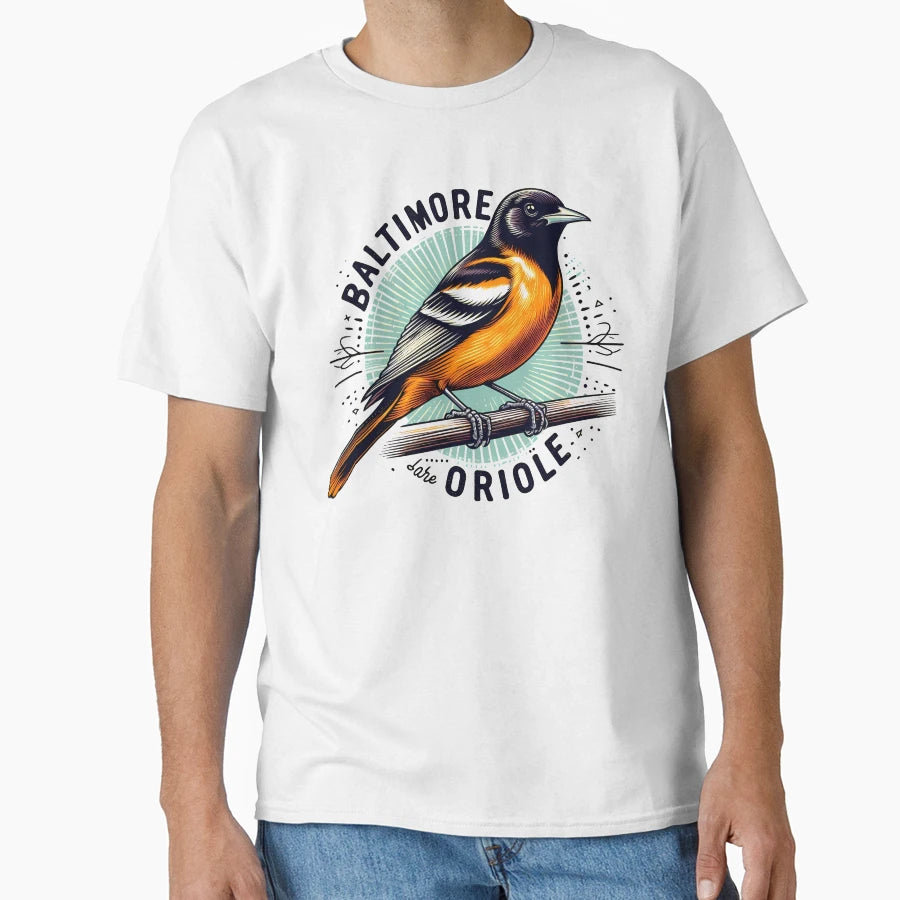 Baltimore Oriole 4 T-Shirt - Graphic Print for Adults - T-Shirt, Sweatshirt, Hoodie