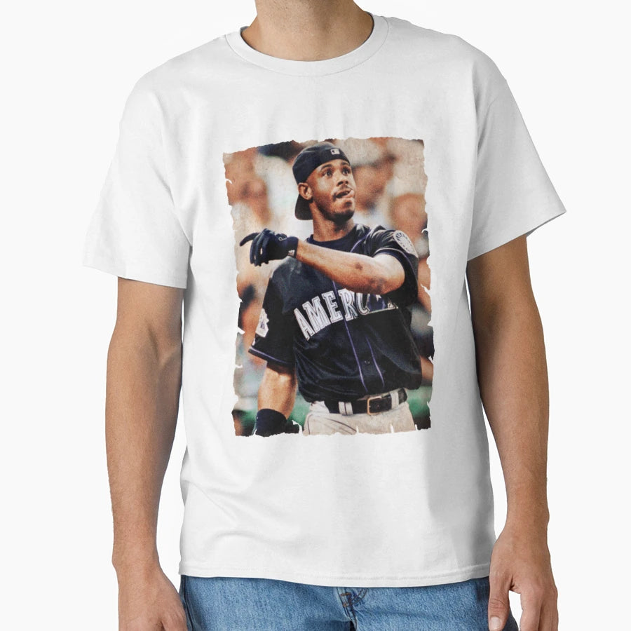 Ken Griffey Jr T-Shirt - Minimalist Print Men Women - T-Shirt, Sweatshirt, Hoodie