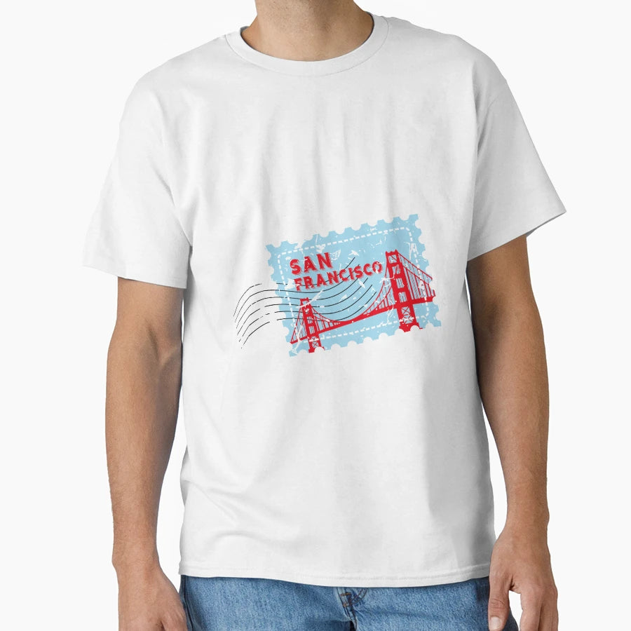 San Francisco Usa Travel Souvenir T-Shirt - Fun Novelty Design Men Women - T-Shirt, Sweatshirt, Hoodie