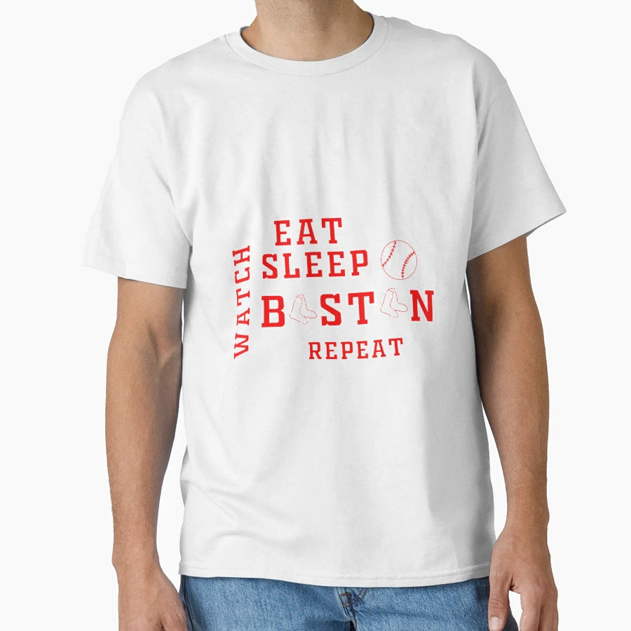 Done Damage Red Boston Championship T-Shirt - Trendy Graphic Men Women - T-Shirt, Sweatshirt, Hoodie