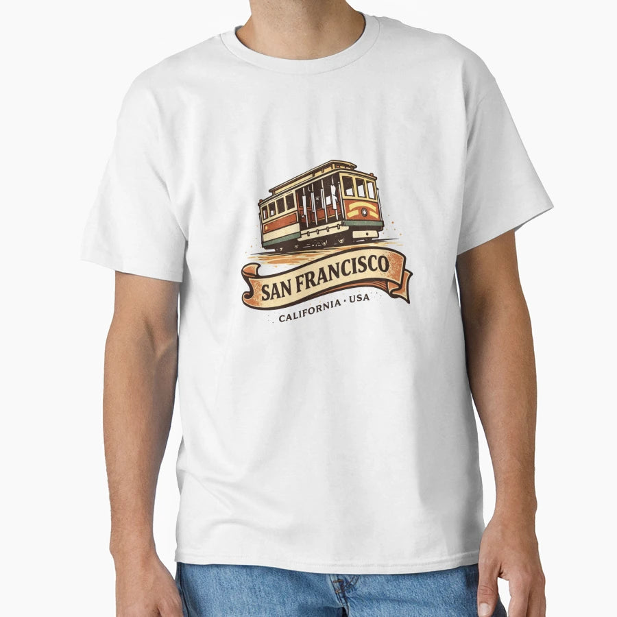San Francisco T-Shirt - Custom Art Print Men Women - T-Shirt, Sweatshirt, Hoodie