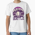 Purple Seattle City Baseball T-Shirt - Aesthetic Graphic for Adults - T-Shirt, Sweatshirt, Hoodie
