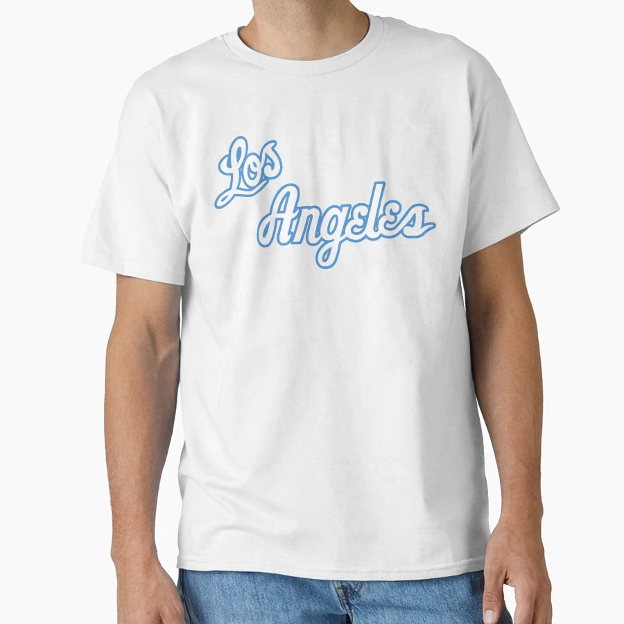 Los Angeles Cursive T-Shirt - Custom Art Print for Adults - T-Shirt, Sweatshirt, Hoodie