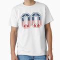 Number 00 Usa T-Shirt - Novelty Apparel for Adults - T-Shirt, Sweatshirt, Hoodie