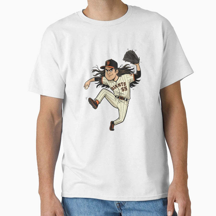 Tim Lincecum T-Shirt - Custom Art Print for Adults - T-Shirt, Sweatshirt, Hoodie
